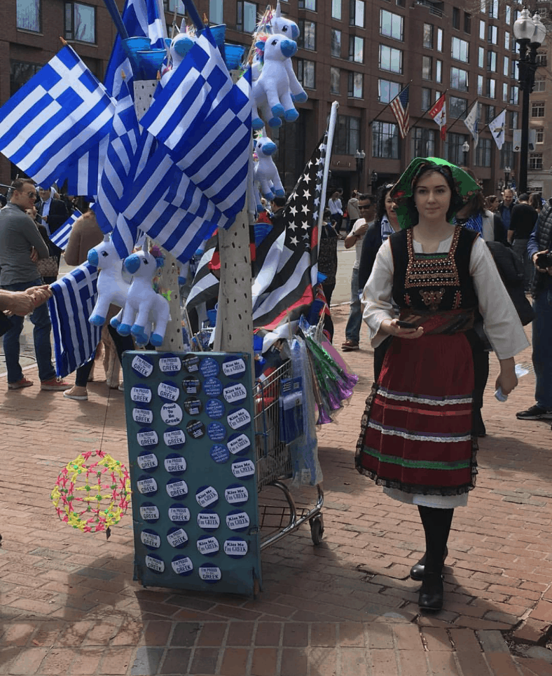 Οι Έλληνες στη Βοστώνη γιορτάζουν την επέτειο της 25ης Μαρτίου.