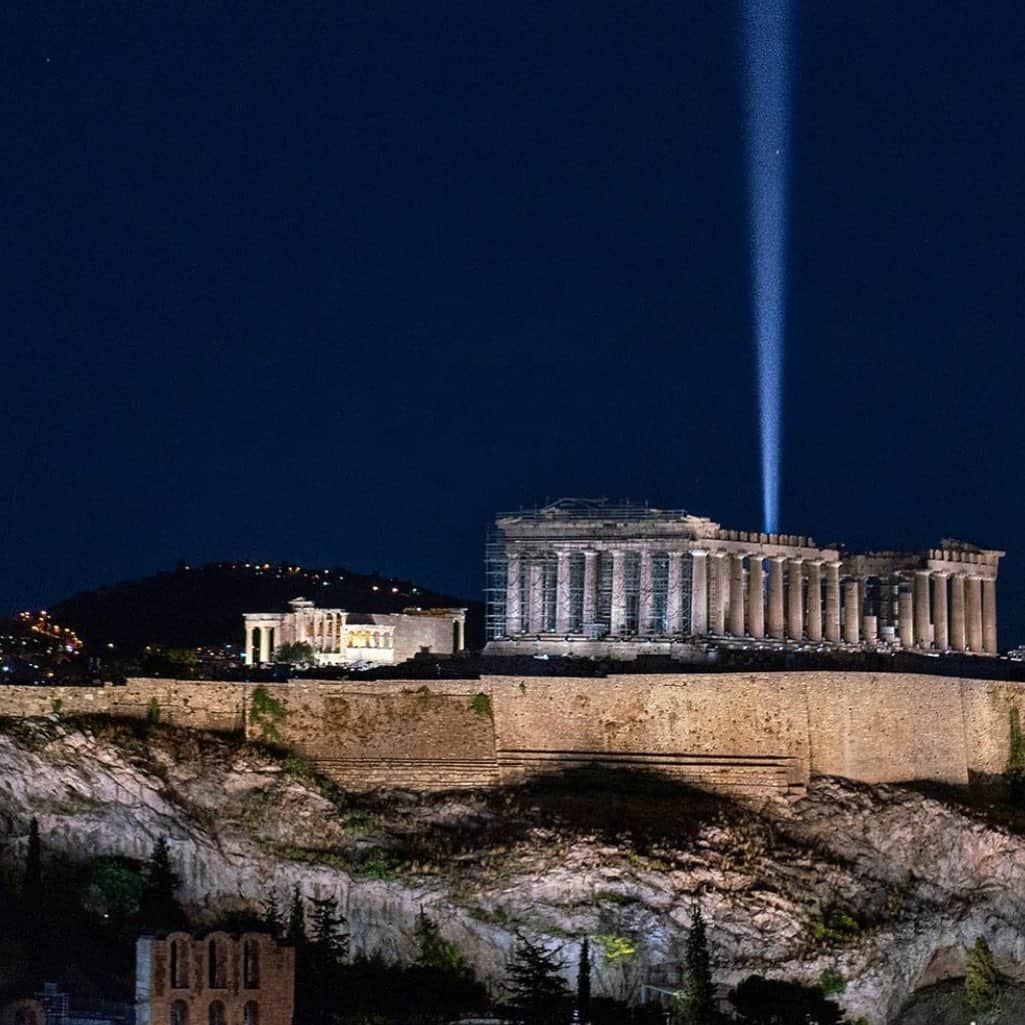 New lighting of the Acropolis wins three international awards