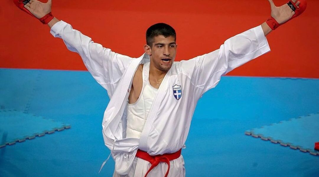 Dionisis Xenos wins gold at European Karate Championships