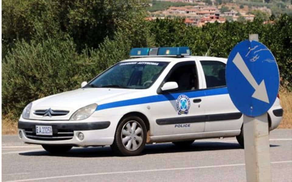Greek police car rhodes
