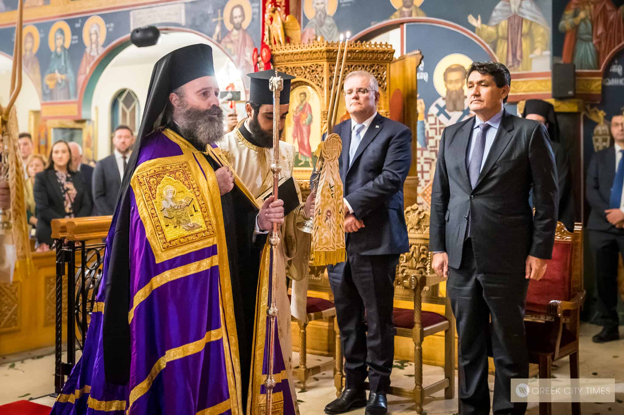 Australian Prime Minister Scott Morrison attends Greek Orthodox Easter service saying, "Christ is Risen" 23