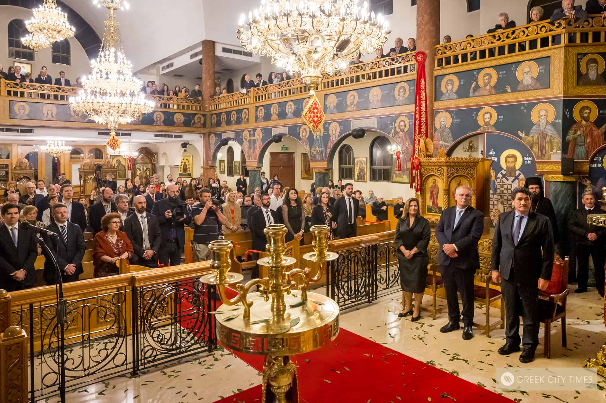 Australian Prime Minister Scott Morrison attends Greek Orthodox Easter service saying, "Christ is Risen" 22