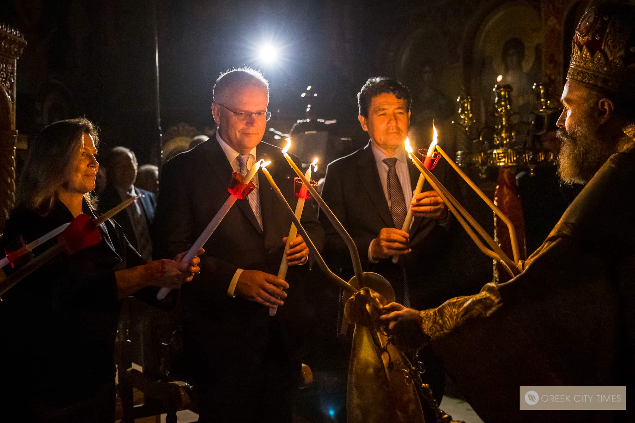 Australian Prime Minister Scott Morrison attends Greek Orthodox Easter service saying, "Christ is Risen" 15