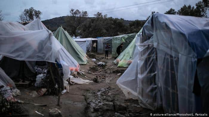 Chios migrant camp iraqi