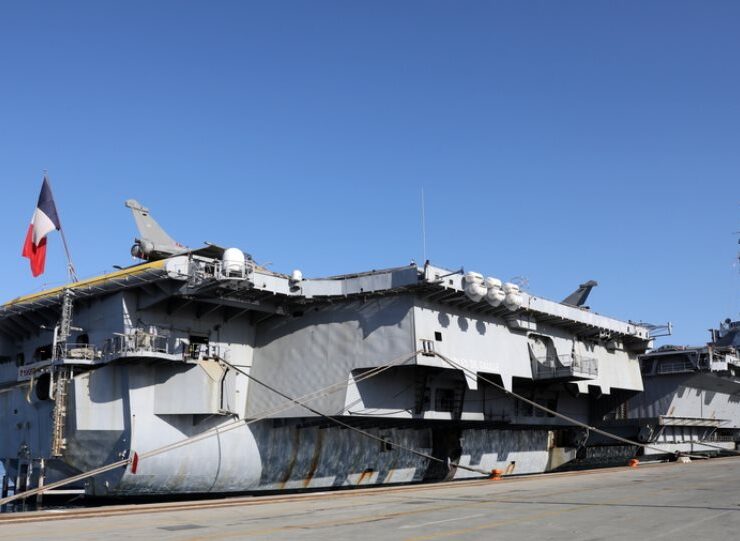 French aircraft carrier 'Charles de Gaulle' arrives in Cyprus