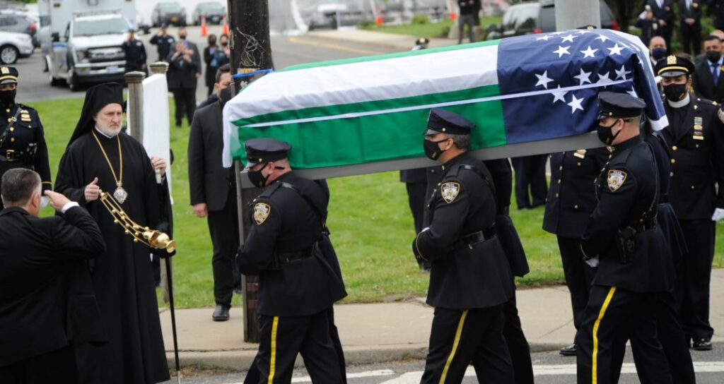 NYPD Officer Anastasios Tsakos laid to rest