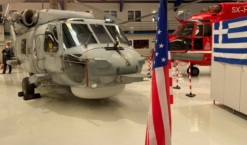 Greece receives first upgraded Aegean Hawk S-70 from US