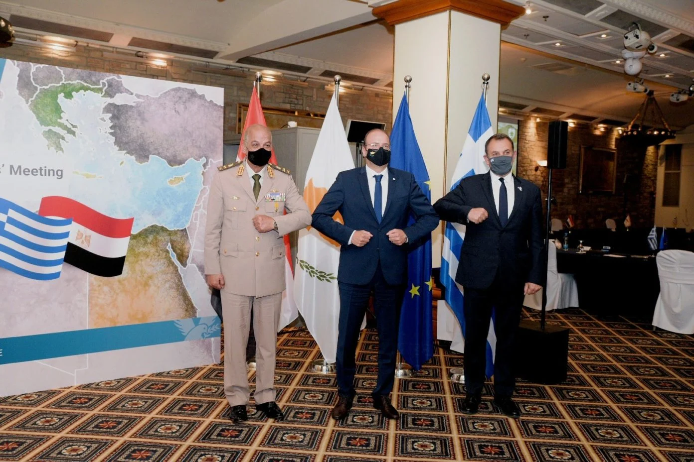 Greece, Cyprus and Egypt enhance defence cooperation 