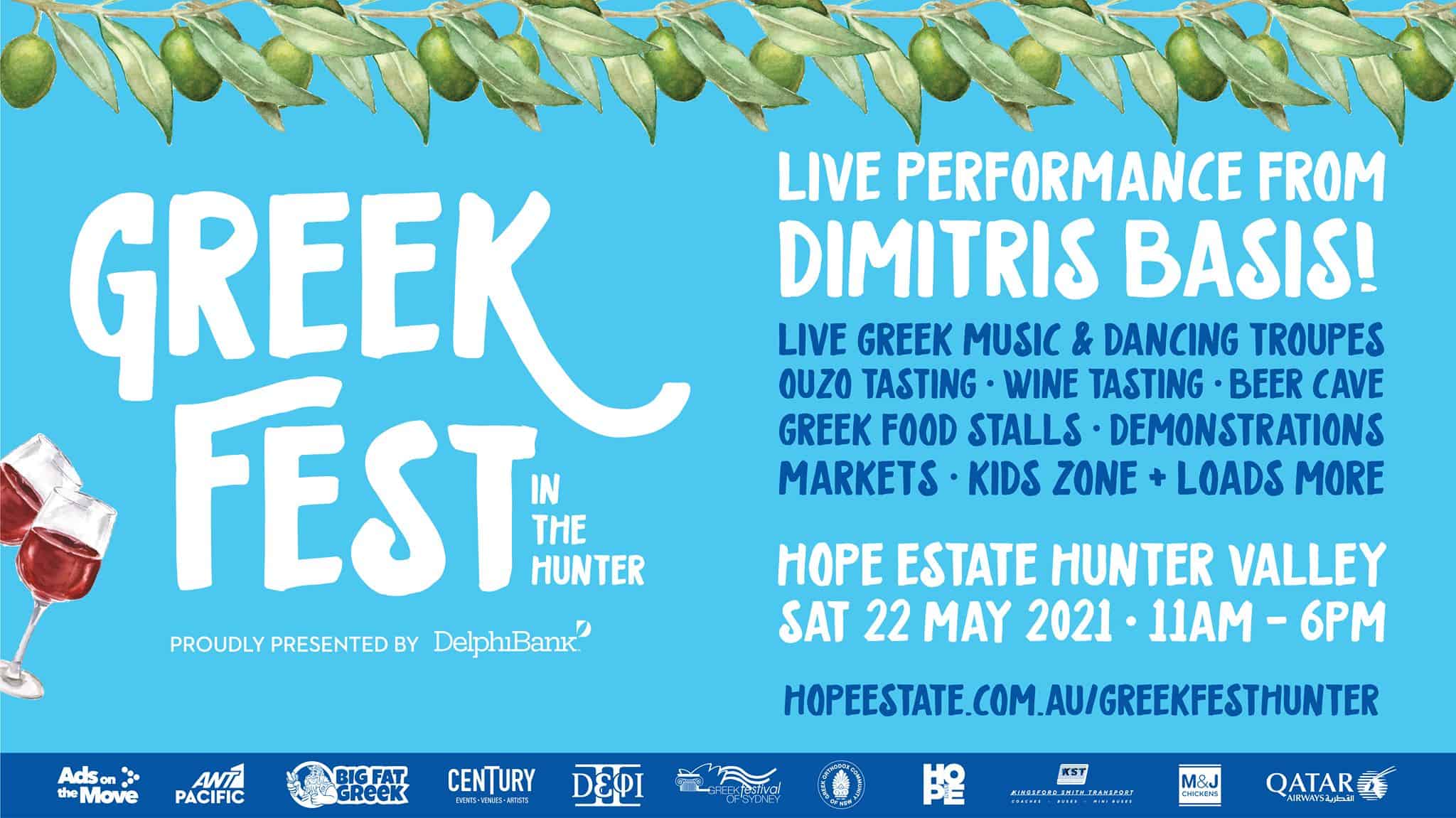 Enjoy The Greek Festival Of Sydney At The Hunter Valley This Saturday