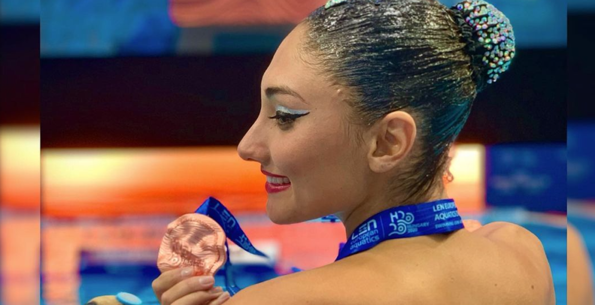 Evangelia Platanioti wins two medals at European Aqua