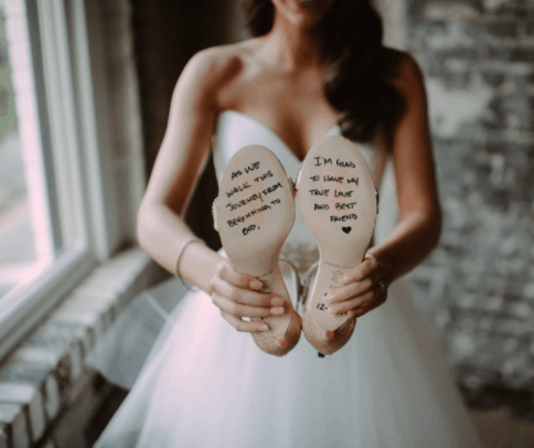 Greek wedding shoes superstitions