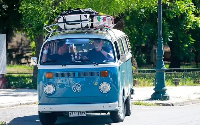 Gordon Ramsay films new series of 'Road Trip' in Athens