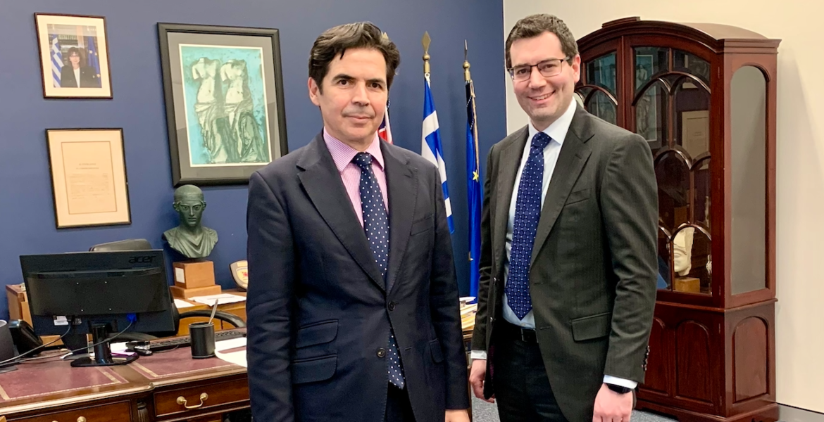 Consul-General of Greece in Sydney meets with the CEO of NSW Jewish Board of Deputies