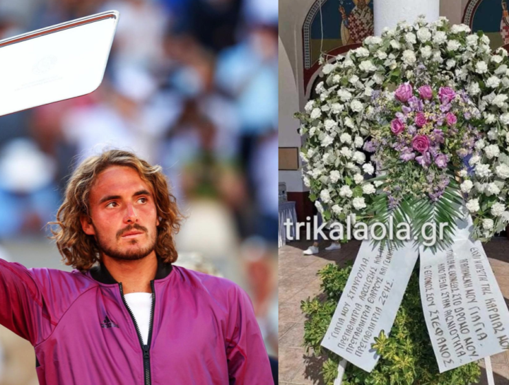 Stefanos Tsitsipas' moving message at his grandmother's funeral