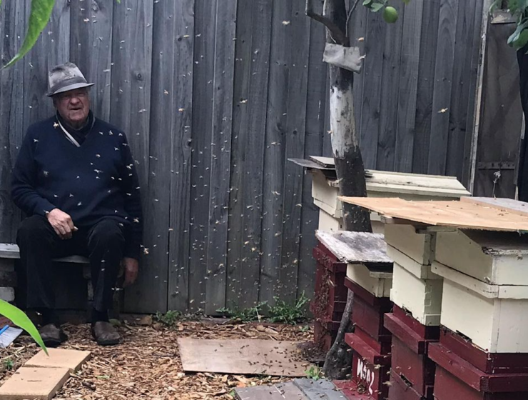 Kyriakos Malathounis has been making honey for 82 years