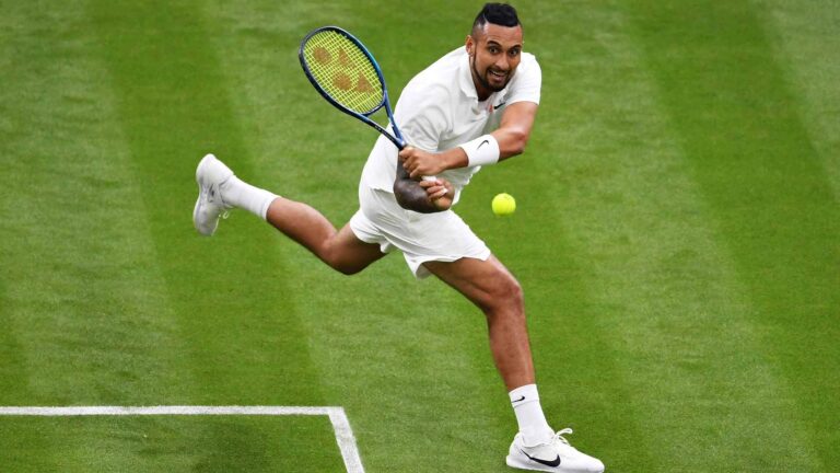 Kyrgios v. Humbert has been suspended due to the 11:00pm curfew in Wimbledon village.