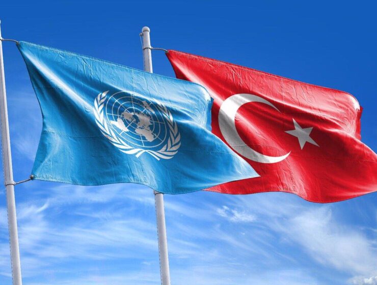 Turkey United Nations flags letter