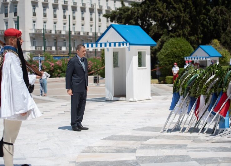 Deputy Defense Min. attends memorial service for fallen of coup, Turkish invasion of Cyprus 1