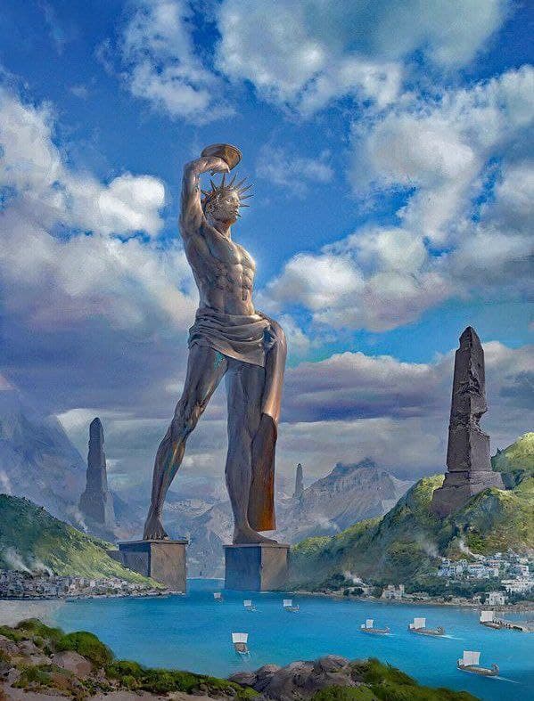 Rhodes colossus of The Rhodes
