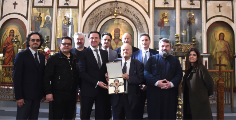 Andrianopoulos family commits more funding for restoration work at Evangelismos Church
