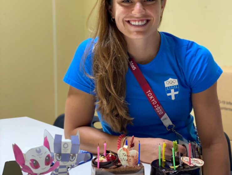 Maria Sakkari birthday surprise at the Olympic Games (VIDEO) 1