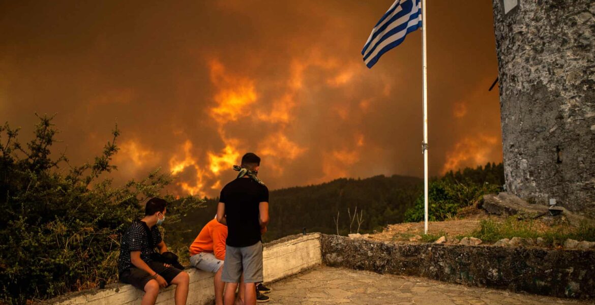 greece fire august 2021