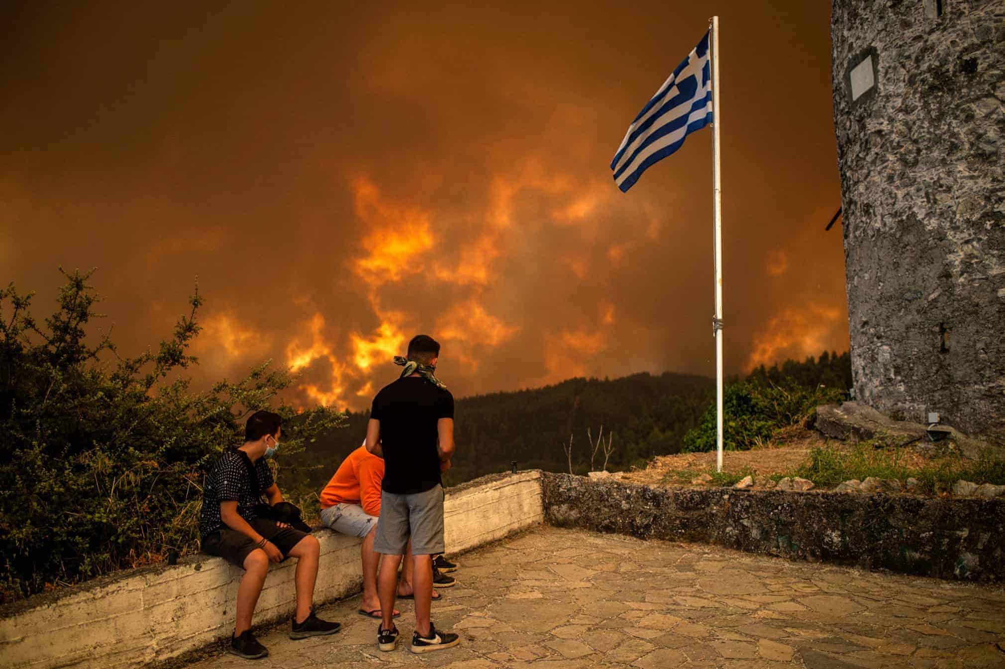 greece fire august 2021