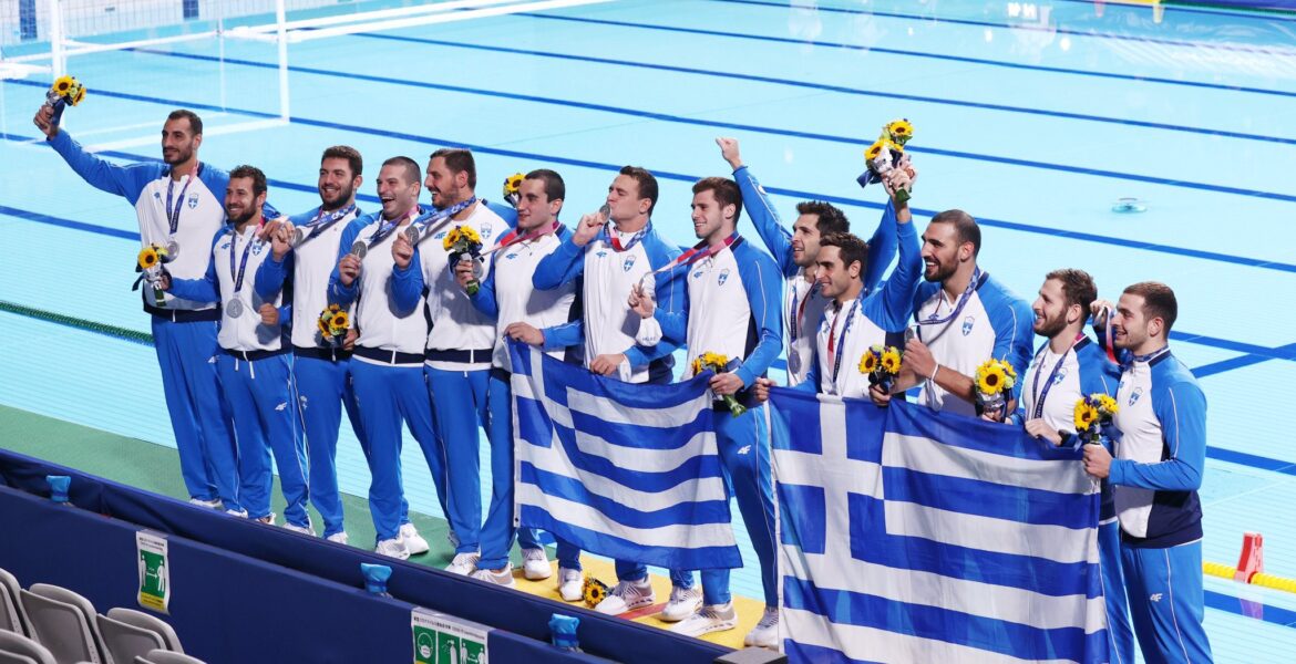 Greece takes silver medal in loss to Serbia in the Olympic water polo final 1
