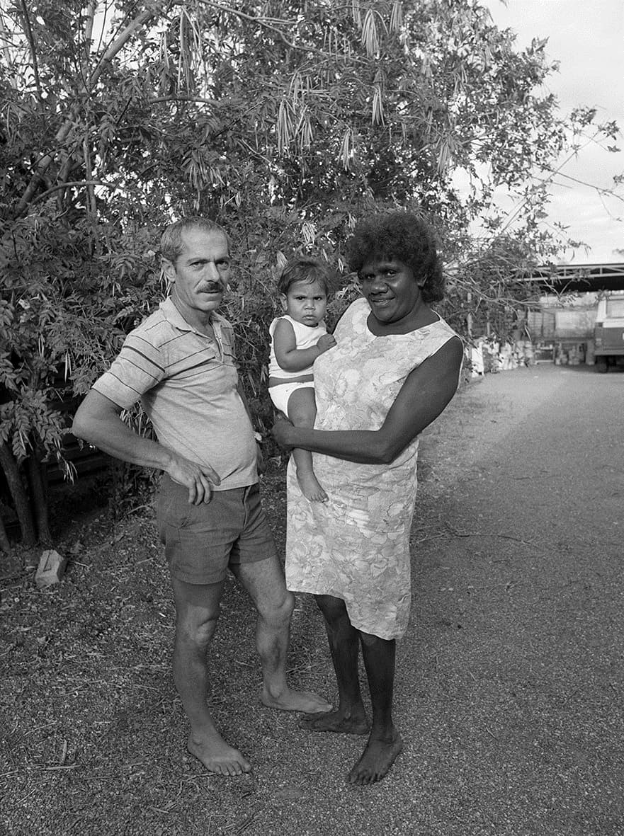 Spartacus and Norma Tsiamis with their daughter Karina | Alice Springs, NT, 1987. Photo: Effy Alexakis