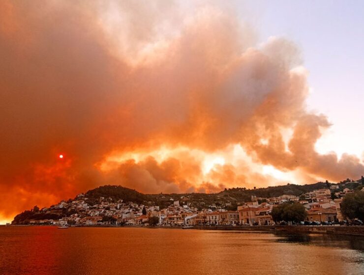 Evia wildfire