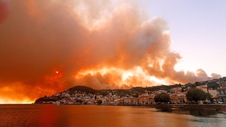 Evia wildfire