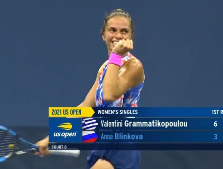 US Open: Valentini Grammatikopoulou defeats Anna Blinkova first Grand Slam Victory 2