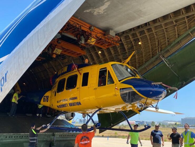 Donated Fire Fighting Helicopters from Australia arrive in Greece 11