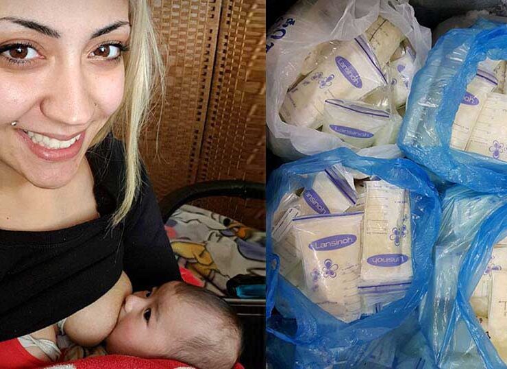 Greek Cypriot woman 'breastfeeds' Men and Bodybuilders from around the world 3