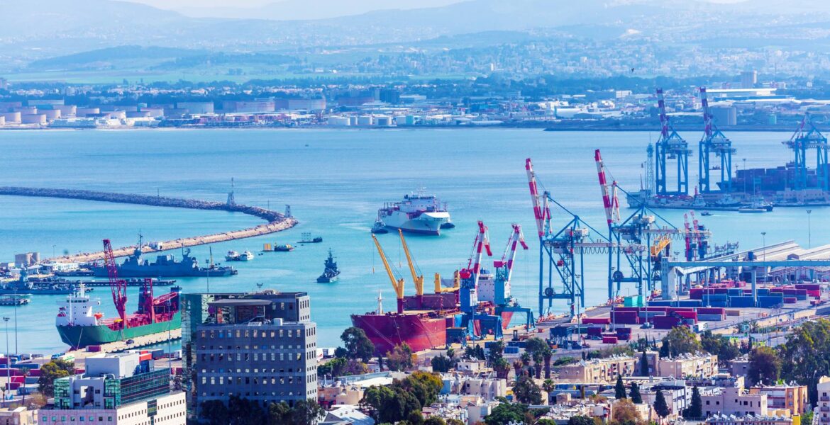 Port of Haifa Israel