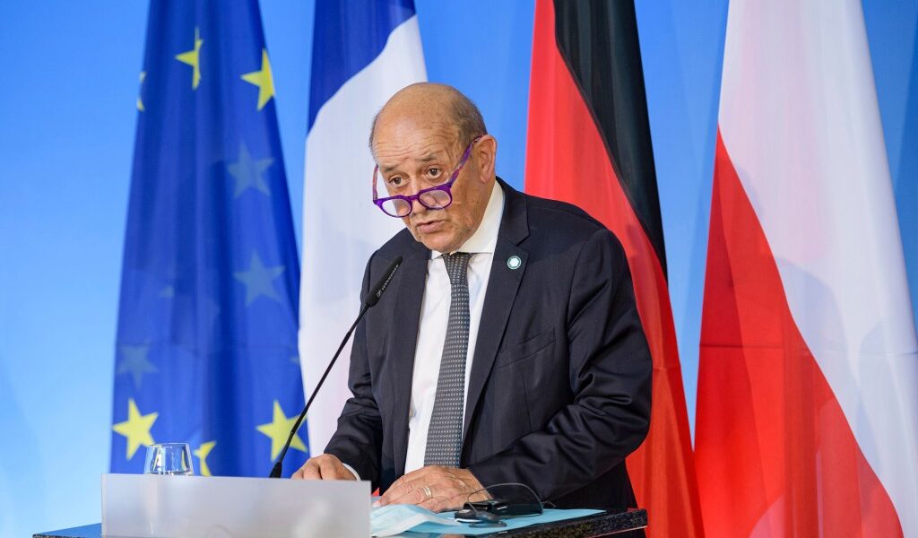 France French Foreign Minister Jean-Yves Le Drian