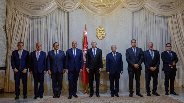 Greek Foreign Minister Nikos Dendias in Tunisia
