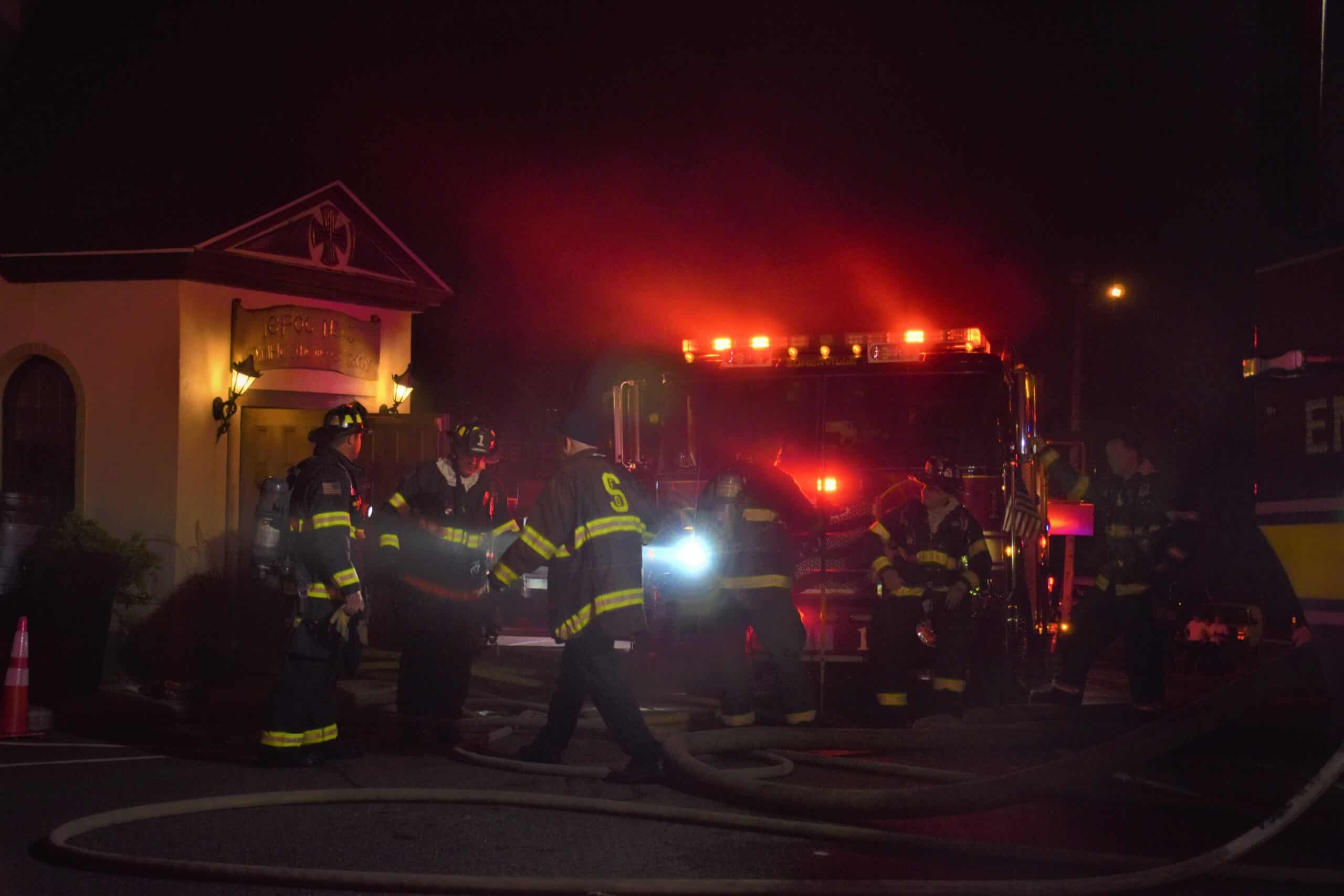 FIRE AT DORMITION OF THE VIRGIN MARY GREEK ORTHODOX CHURCH IN SOMERVILLE