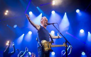 Sting returns to Greece at the Herod Atticus Theater in Athens, as part of a world tour celebrating his 70th birthday.