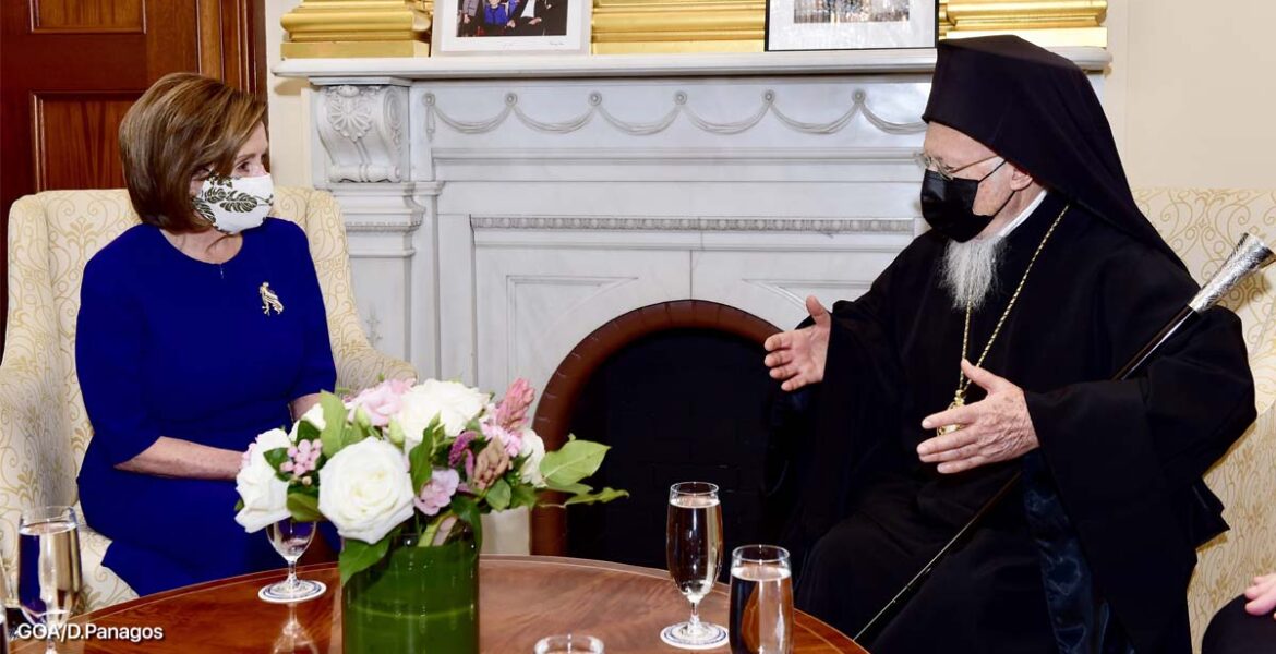 Ecumenical Patriarch Bartholomew Meets with Speaker of the House 1