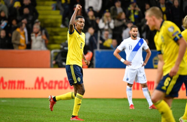 Captain Victor Lindelof helped Sweden to a 2-0 World Cup qualifying win over Greece