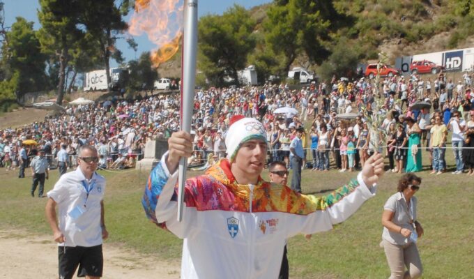 Giannis Antoniou is the first Torchbearer for the Winter Olympics "Beijing 2022" 9
