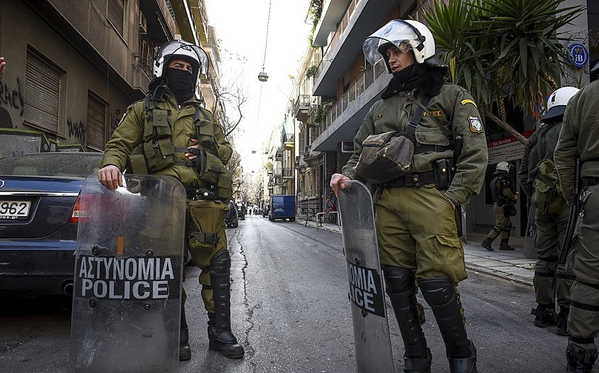 Exarcheia Police transvestite greek police