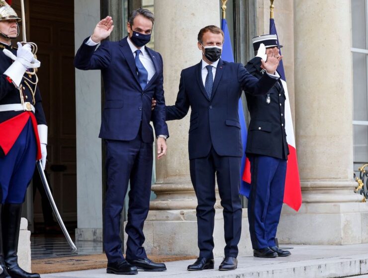 France Greece Kyriakos Mitsotakis Emmanuel Macron Europe