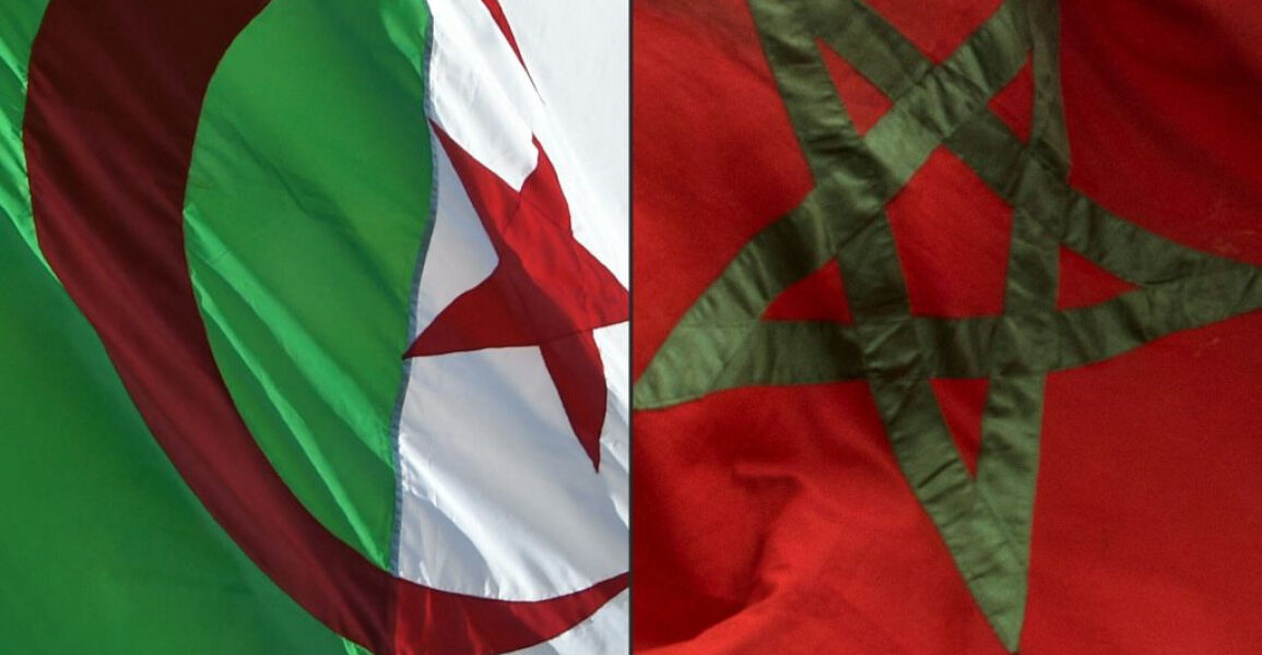 Morocco Algeria flags