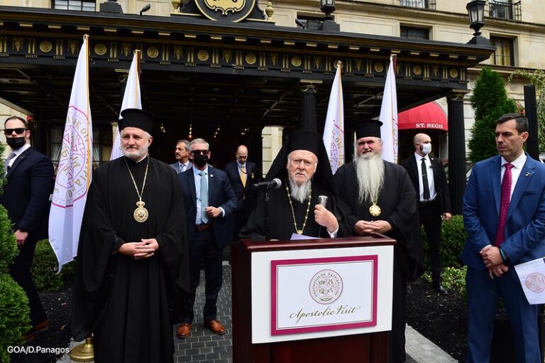 Live Video Feed His All-Holiness Ecumenical Patriarch Bartholomew in USA for an Official Visit