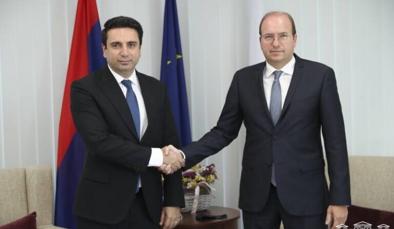 ​​Armenian Delegation led by Alen Simonyan met with Minister of Defense of Cyprus