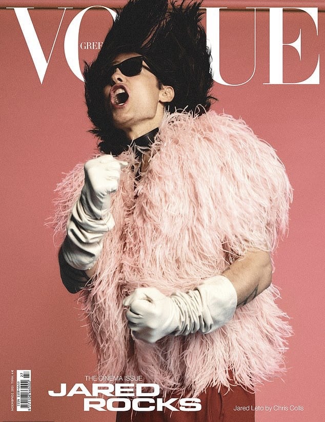 Jared Leto Makes History as First Solo Male to Grace Vogue Greece Cover