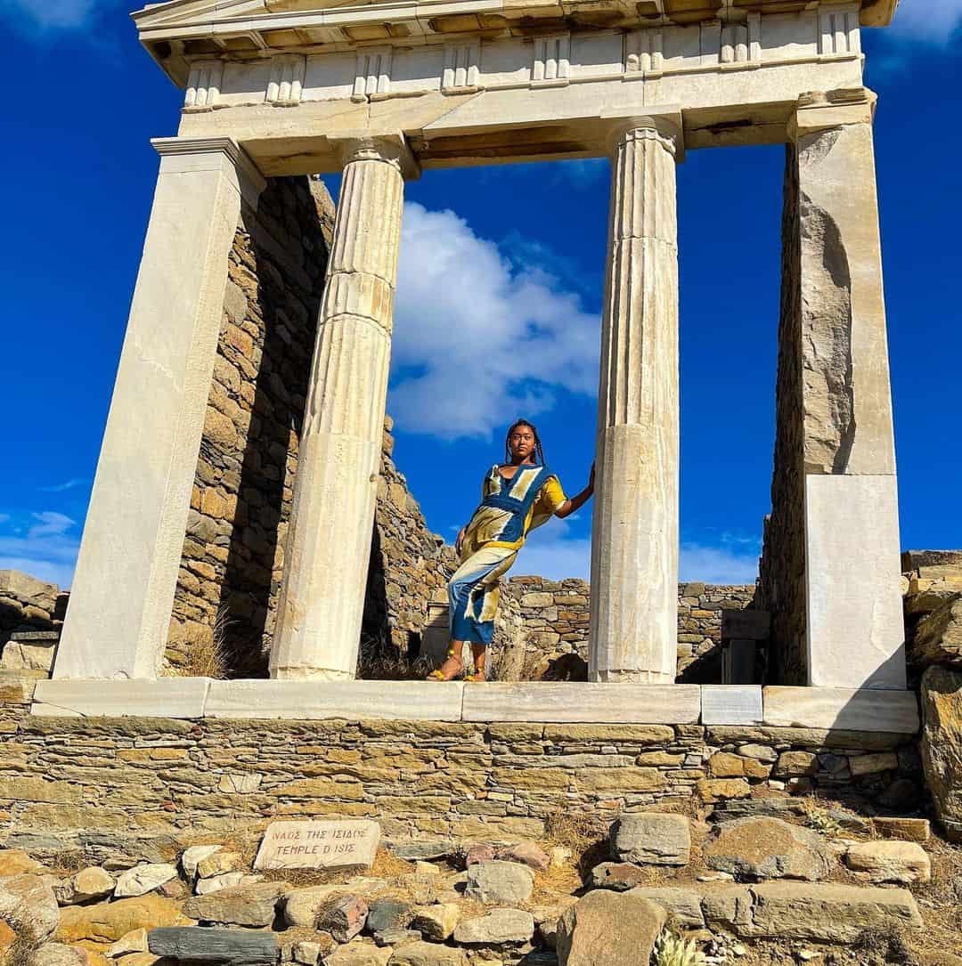 Naomi Osaka enjoying in Greece