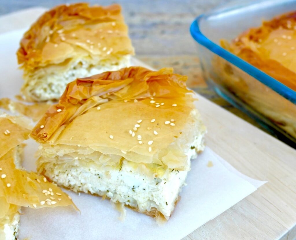 Tiropita Tradtional Greek Cheese Pie 1 2